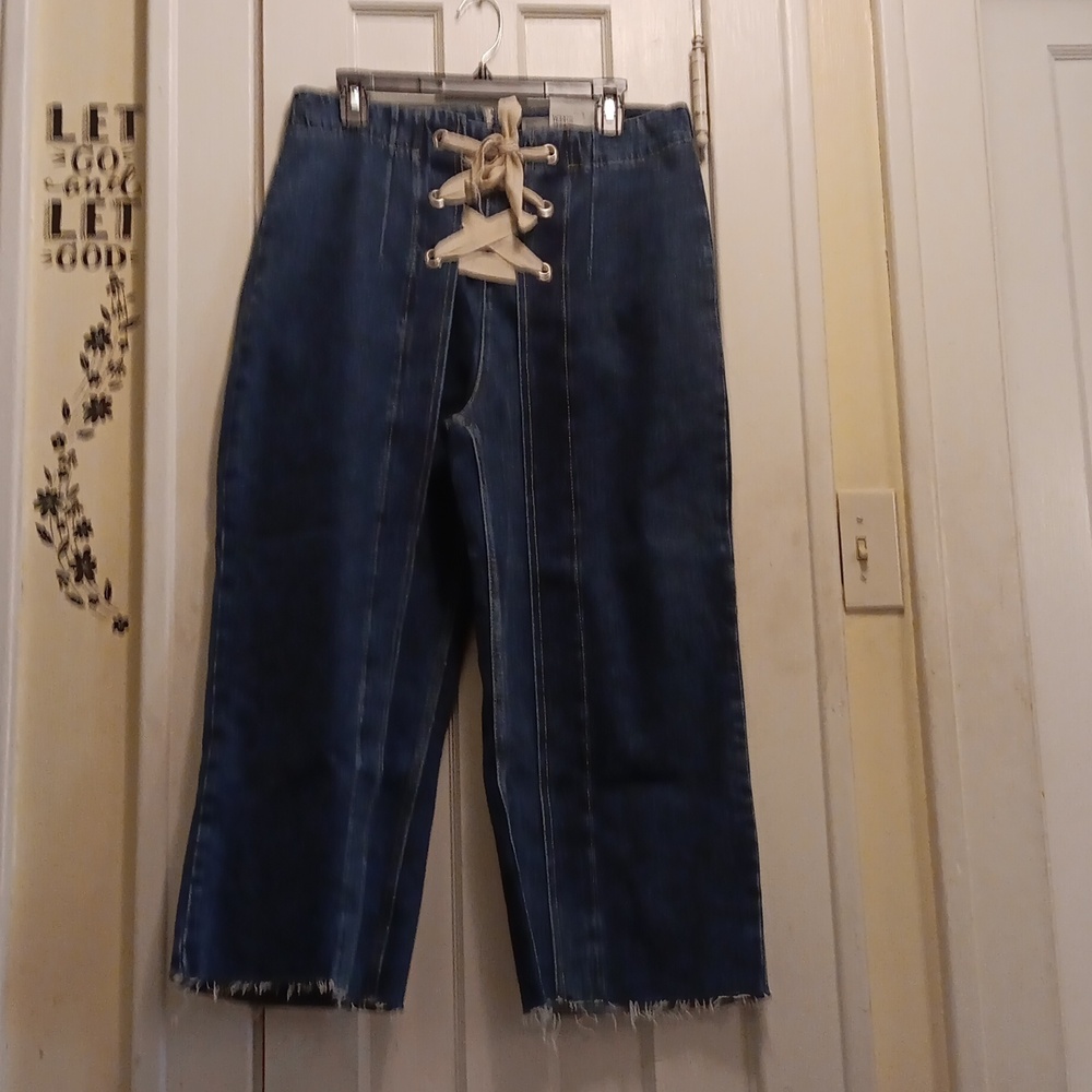 Crop Denim Pants
